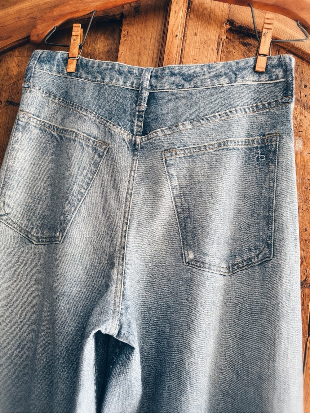 NWT Rag & Bone Miramar Terry Sofie Wide Pant (Size 27) Purposeful Raw Hem - Picture 13 of 16